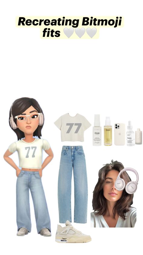 Recreating bitmoji fits 🤍🤍🤍!!! #fyp #outfitinspo #outfit #cleangirl #bitmoji Barbie Bitmoji, Outfit Inspo For Snapchat Bitmoji, Cowgirl Bitmoji Outfits, Coquette Bitmoji Outfits, Cute Bitmoji Outfits Ideas Snapchat, Bitmoji Winter Outfits, Cute Snapchat Bitmoji Fits, Snap Bitmoji Outfit Ideas Cool, Cute Bitmoji Outfits