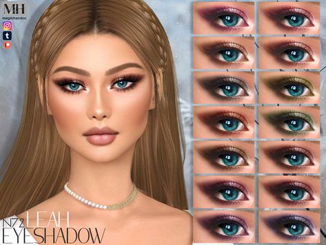 Liquid eye makeup in 16 colors - HQ Compatible. Sims 4 Cc Eye Shadow, Sims 4 Eyeshadow, Mod Makeup, Sims 4 Cc Eyes, Makeup Eye Shadow, Dark Eye Makeup, Pelo Sims, Sims 4 Cc Makeup, Dark Eyes