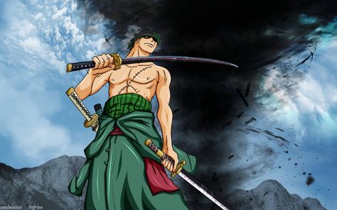 One Piece Wallpaper Iphone 💙 Zoro HD Wallpaper One Piece ! Zoro One Piece Wallpapers, Haki One Piece, Hd Cover Photos, One Piece Wallpaper Iphone, Nami One Piece, Zoro One Piece, One Piece Luffy, Art Style Inspiration, Roronoa Zoro