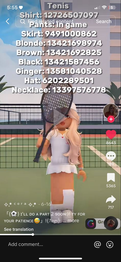 Tennis Berry Avenue Codes, Roblox Berry Avenue Codes Clothes Lululemon, Outfit Bloxburg Codes, Berry Avenue Codes Hair Brown, Berry Avanue Codes Outfit, Roblox Outfits Codes Berry Ave, Bloxburg Codes For Clothes, Barry Avenue Codes Outfit, Berry Avenue Codes Clothes