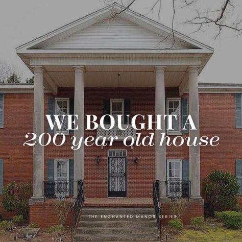 We bought a 200 year old house Practical Magic House, Victorian Era Homes, Magic House, Good Bones, Practical Magic, Diy Vintage, The Last Time, Apartment Living, Old House