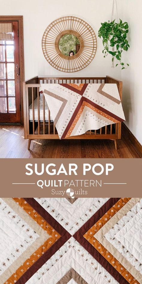 Soft Quilt Patterns, Diy Boho Quilt, Trendy Quilt Patterns, Zen Quilt Patterns, Quick And Easy Quilt Patterns, Eclectic Quilt Patterns, Patch Work Quilt Pattern, Handmade Quilts For Beginners, Modern Quilt Color Palette