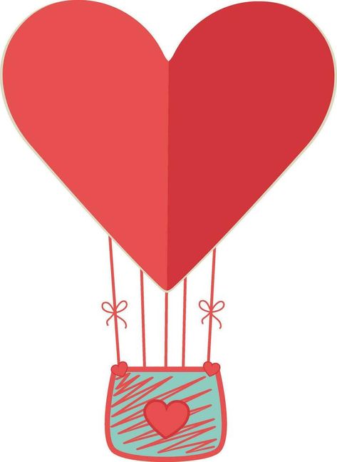 Hanging heart shape hot air balloon icon. Icon Icon, Balloon Design, Heart Balloons, Hanging Hearts, Vector Clipart, Embroidery Tutorials, Embroidery Pattern, Hot Air Balloon, Air Balloon