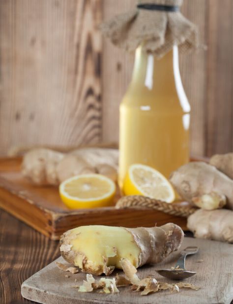 Stomach Health, Ginger Wraps, Homemade Ginger Ale, Ginger Bug, Homestead Recipes, Ginger Water, Ginger Recipes, Ginger And Honey, Honey And Cinnamon