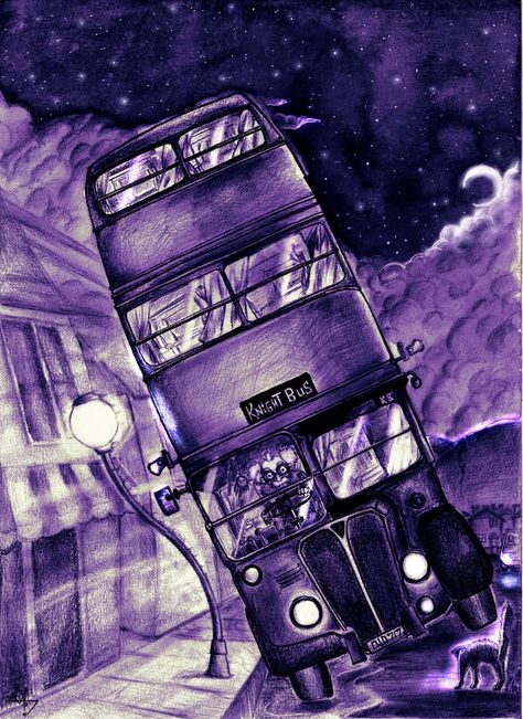 Le Magicobus Knight Bus, Harry Potter Wall, Harry Potter Drawings, Harry Potter 2, Harry Potter Fanfiction, Harry Potter Pictures, Harry Potter Wallpaper, Harry Potter Books, Wizarding World Of Harry Potter