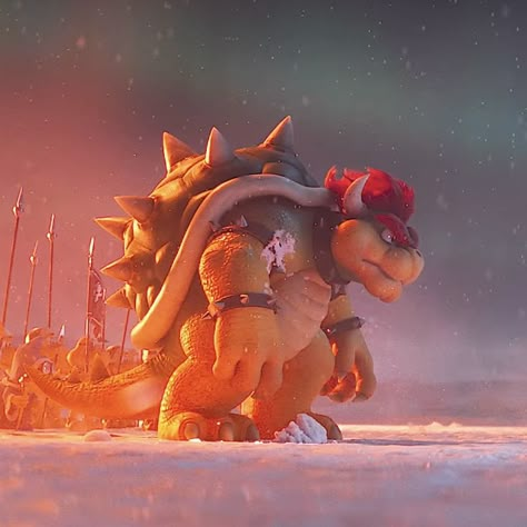 Bowser in The Super Mario Bros Movie Peach X Bowser, Super Mario Bros Film, Super Mario Movie, King Bowser, King Koopa, Nintendo Mario Bros, Mario Movie, The Super Mario Bros Movie, Super Mario Games