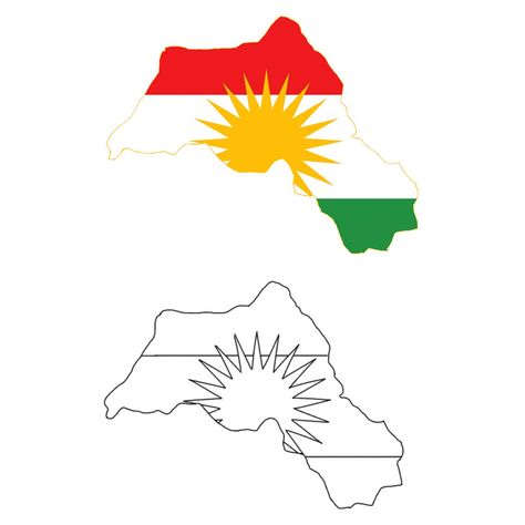 Kurdistan Tattoo, Kurdistan Map, Map Stencil, Kurdistan Flag, Tattoo Stencils, Tatting, Art Drawings, Flag, Map