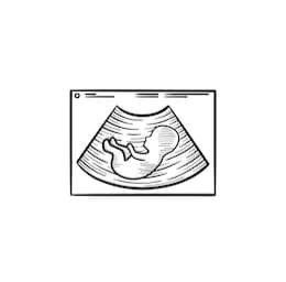 Fetal Ultrasound, Pregnancy Drawing, Angel Baby Art, Baby Ultrasound, Pregnancy Art, Baby Silhouette, Sketch Tattoo Design, Doodle Icon, Baby Drawing