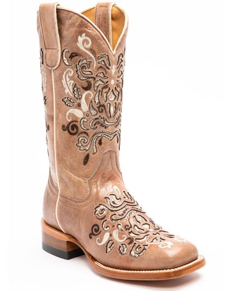 Shyanne Boots, Boots Country, Western Embroidery, Womens Cowgirl Boots, Bota Country, Leather Embroidery, Inlay Design, Wedding Boots, Ariat Boots