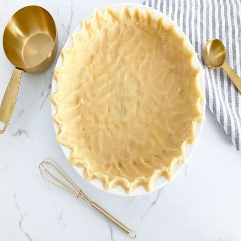 Easy No Roll Pie Crust  - Savvy Homebody No Roll Pie Crust Recipe With Butter, No Roll Pie Crust Recipe, No Roll Pie Crust, Pie Crust With Butter, Cream Cheese Pie Crust, Oil Pie Crust, Decorative Pie Crust, Butter Pie Crust, Pie Crust Recipe Easy