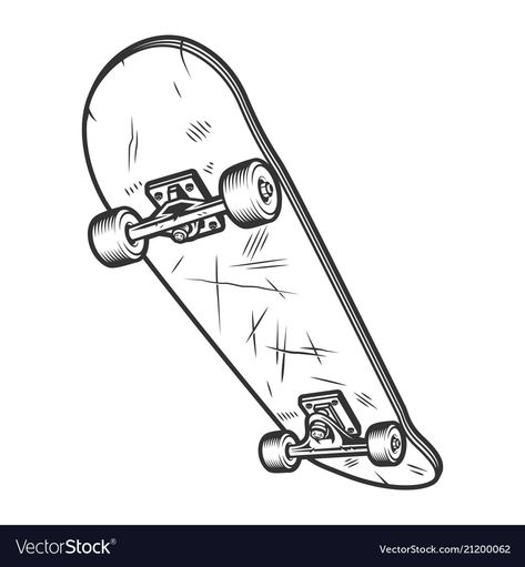 Skateboard Drawing, Skateboard Images, Skateboard Birthday Party, Skate Tattoo, Skateboard Tattoo, Skateboard Art Design, Skate And Destroy, Skateboard Photography, Vintage Sport