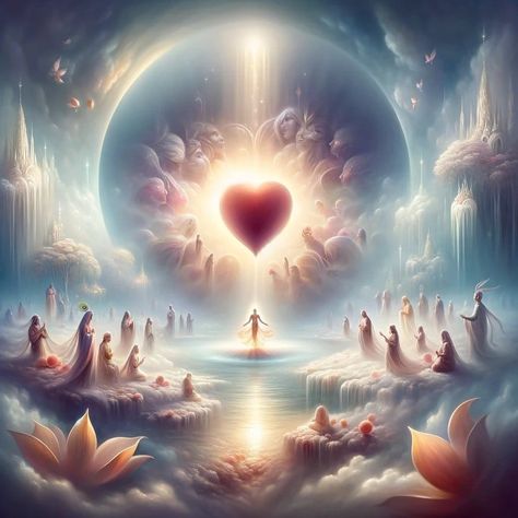 Unconditional Love Visionary Art Spiritual Consciousness, Spiritual Pics, Sacred Feminine Art, Indian Spirituality, Love Chakra, Love Spiritual, 5 Dimension, Batman Pictures, Cross Legged