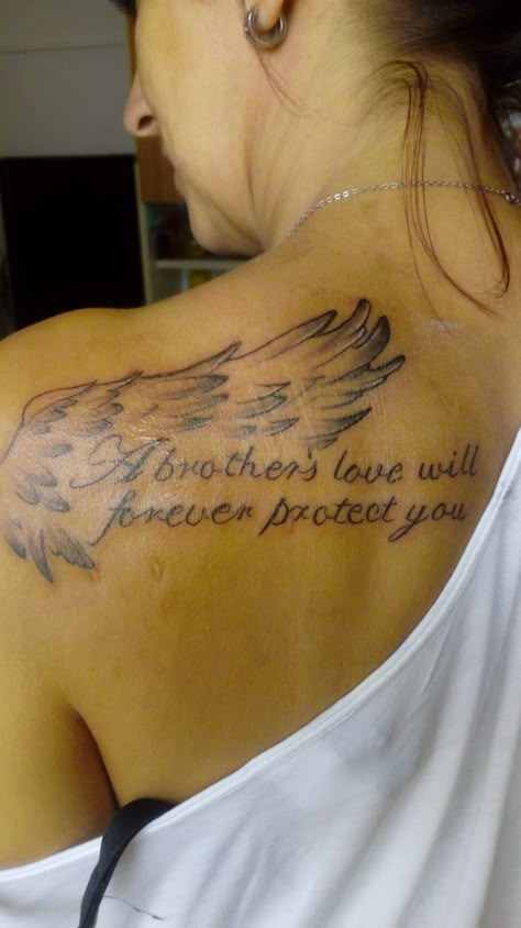 Losing Brother Tattoo, Memorial Tattoo For Brother Lost, Simple Memorial Tattoos Brother, Tattoo For Lost Brother, Memorial Tattoo Quotes Brother, Tattoo For Passed Brother, Tribute Tattoos In Memory Of Brother, Tattoos In Memory Of Brother, Unique Memorial Tattoos For Brother