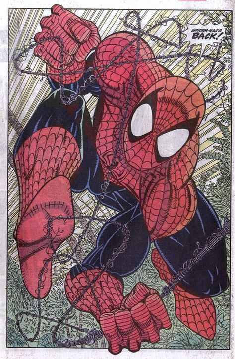 No Caption Provided Suit Reference, Man Tattoos, Erik Larsen, Spider Sense, Dc Animated, Famous Comics, Spectacular Spider Man, Man Suit, The Amazing Spider Man