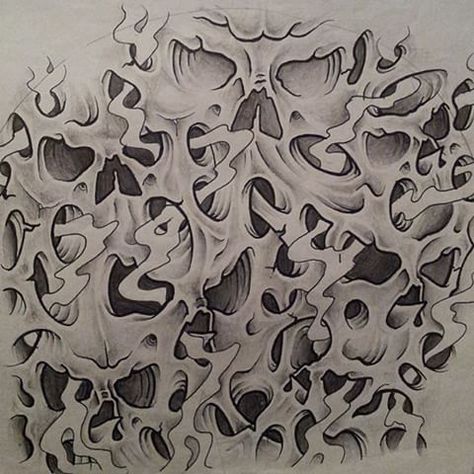 Filler Patterns, Filler Tattoo Designs, Prison Drawings, Cool Skull Drawings, Tattoos Drawing, Filler Tattoo, Evil Skull Tattoo, Skull Art Tattoo, Tattoo Filler