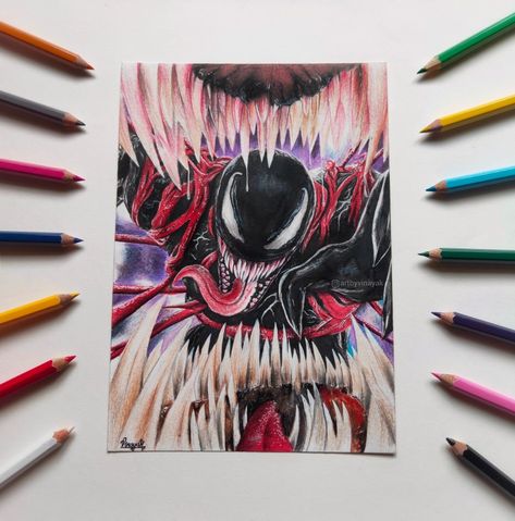 Color pencil drawing of Venom movie poster Venom Drawing, Venom Movie, Sketches Simple, Color Pencil Drawing, Color Pencil, Couple Drawings, Cartoon Tv, Realistic Drawings, Art Icon