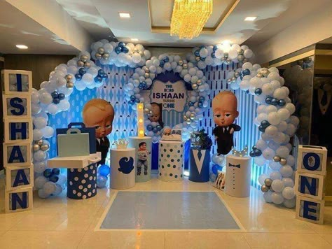 Bossbaby Theme Party, Boss Baby Theme Birthday Decoration, Boss Baby Birthday Party Boy Decorations, Boss Baby Birthday Decoration, Boss Baby 1st Birthday Boy, Boss Baby Theme Party Decorations, Boss Baby Decoration, Boss Baby Decorations 1st Birthday, Baby Boss Decoration Ideas