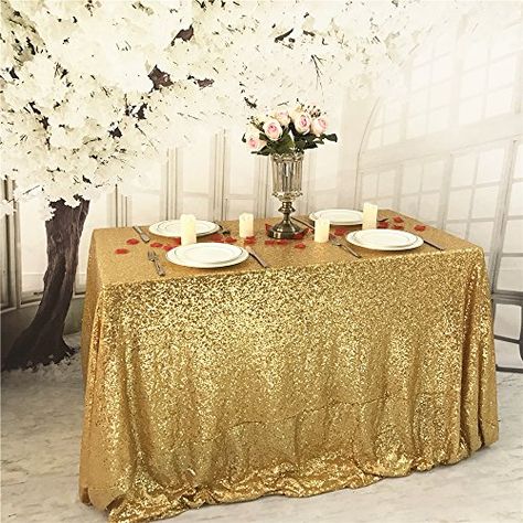 YZEO Gold 60"*102"Sequin Tablecloth Home Wedding Event Pa... https://www.amazon.co.uk/dp/B06Y44JT3Q/ref=cm_sw_r_pi_dp_U_x_UM5hBbM9J00JY Gold Sequin Tablecloth Wedding, Sequin Tablecloth Wedding, Gold Sequin Tablecloth, Christmas Table Covers, Cake Table Birthday, Fancy Table, Sequin Tablecloth, Banquet Decorations, Party Table Cloth