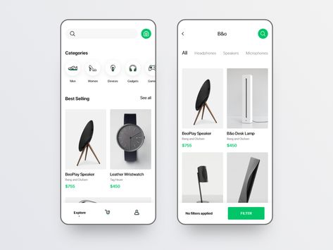 Explore Screen for shopping app UI kit clean fashion app store shop app mobile app dailyui minimal app minimal e commerce shopping ios ui kit kit ui app design Ui App Design, Ui Design Tutorial, Ux Design Mobile, Ui Design Mobile, E-commerce App, App Design Layout, Ios App Design, Ecommerce App, Ios Ui