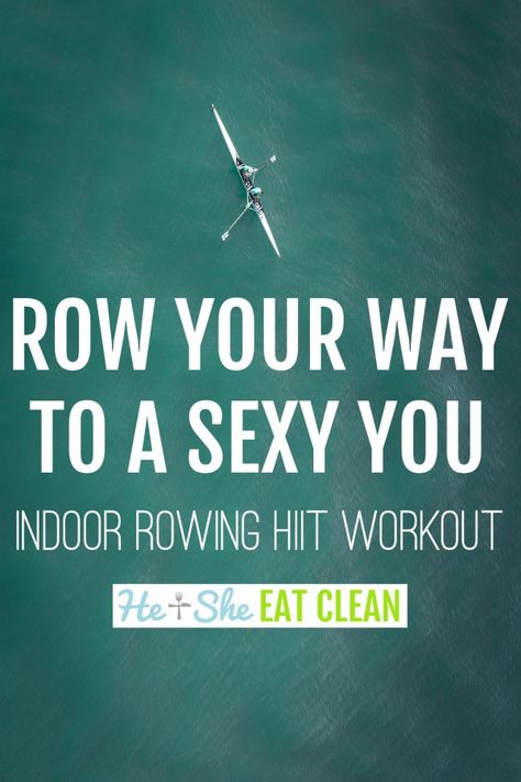 Row Your Way to a Sexy YOU! Only have 35 minutes for the gym? Tone and slim down with this AMAZING indoor rowing HIIT Cardio Workout designed to get you shredding fat in no time! #heandsheeatclean #rowing #cardio #HIIT #fitness #workout Health Tricks, Rower Workout, Rowing Machine Workout, Rowing Workout, Indoor Rowing, Hiit Cardio Workouts, Sweat Workout, Muscles In Your Body, Hiit Cardio