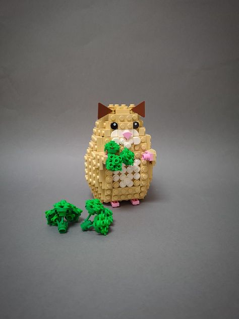 Muffin - the Syrian hamster. A MOC inspired by our newest family member. Lego Animals, Syrian Hamster, Family Members, Lego, Animals