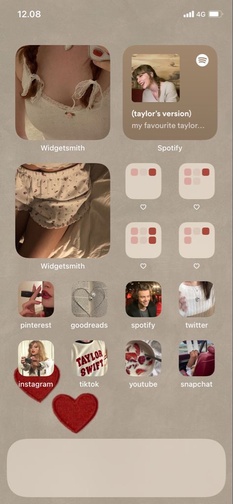 Taylor Swift Homescreen Icons, Iphone Home Screen Layout Taylor Swift, Taylor Themed Phone, Ios 16 Home Screen Taylor Swift, Phone Layout Taylor Swift, Ios 16 Wallpaper Ideas Taylor Swift, Ios 16 Wallpaper Iphone Taylor Swift, Homepage Ideas Iphone, Taylor Swift Themed Phone Layout