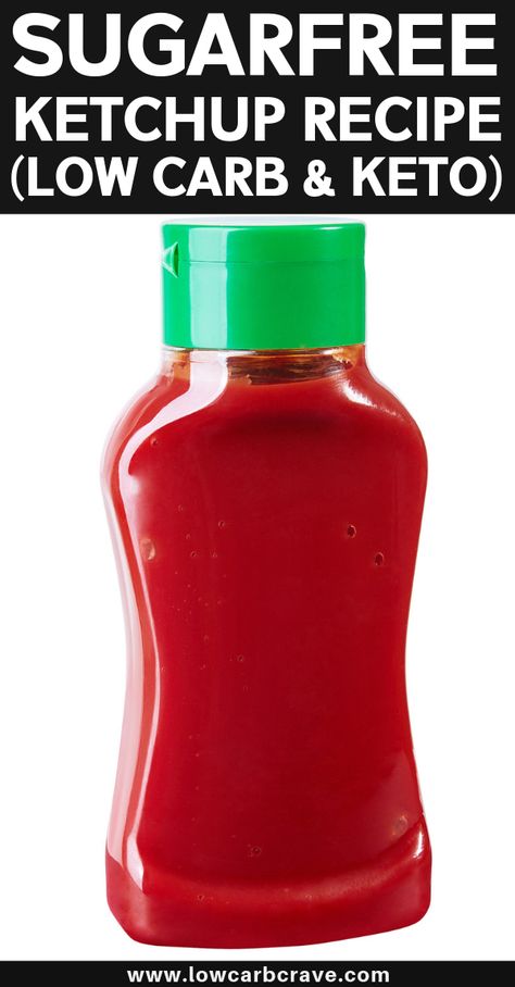 Easy Sugar-Free Homemade Keto Ketchup Recipe. This healthy low carb ketchup tomato sauce is full of rich tomato flavor and tastes just like regular ketchup! Enjoy with keto-friendly fries, hot dogs and burgers this summer! Keto Ketchup Recipe, Keto Ketchup, Homemade Ketchup Recipes, Low Carb Ketchup, Ketchup Recipe, Keto Sauces, Homemade Ketchup, Healthy Low Carb, Low Carb Sauces