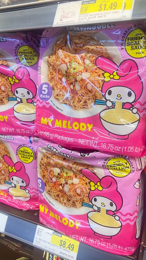 Japan Snacks, Pink Snacks, Hello Kitty Toys, Kawaii Cooking, Asian Snacks, Cute Snacks, Japanese Snacks, Sweet Snacks Recipes, Hello Kitty My Melody