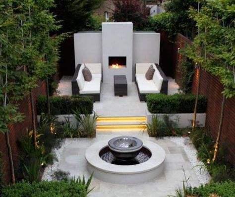 Sunken Patio, Terrasse Design, Garden Design Layout, London Garden, Modern Garden Design, Contemporary Garden, Terrace Design, Modern Patio, Small Garden Design