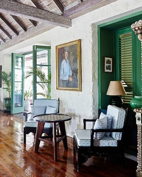 Cotton House Hotel, Mustique Colonial Carribean Decor, Caribbean Style Homes, Veranda Restaurant, Mustique Island, St Vincent And The Grenadines, Creole Cottage, Caribbean Homes, Cotton House, Caribbean Style