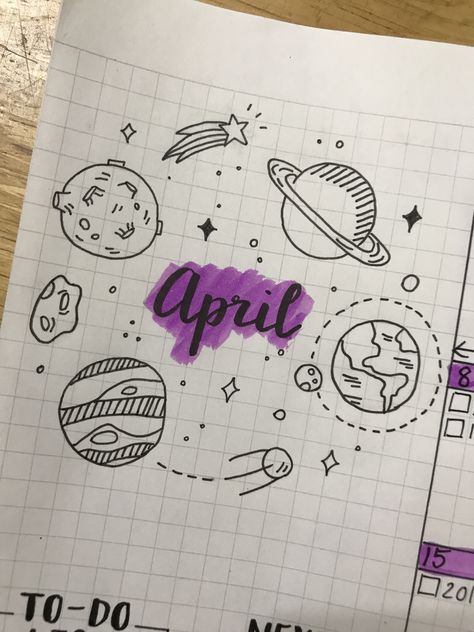 bullet journal | mood tracker | space | galaxy | purple Galaxy Border Design, Assignment Decoration, Space Bullet Journal, Space Bujo, Bullet Journal Front Page, Bullet Journal Beginning, November Bujo, Space Journal, Bullet Journal Mood Tracker