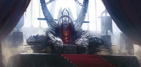 Throne's Room with Iron Throne, Greg Bobrowski on ArtStation at https://www.artstation.com/artwork/wdKxg Fantasy Throne Room, Dark Throne, Game Of Throne, Fantasy Rooms, Asoiaf Art, Jaime Lannister, Throne Room, Iron Throne, Game Of Thrones Art