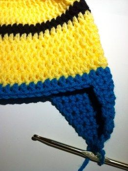 Minion Beanie, Minion Crochet Patterns, Minion Crochet Hat, Cloche Hat Pattern, Crochet Minion, Minion Hat, Loom Hats, Minion Hats, Minion Crochet