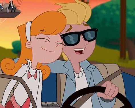 Candace And Jeremy, Candace Flynn, Phineas E Ferb, Perry The Platypus, Phineas Y Ferb, Disney On Ice, Cartoons Love, Phineas And Ferb, Pinturas Disney