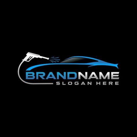 Car Detailing Logo Design, Car Care Logo, Auto Detailing Logo, All Car Logos, Express Car Wash, Paint Logo, Car Wash Business, Automotive Detailing, Painting Logo