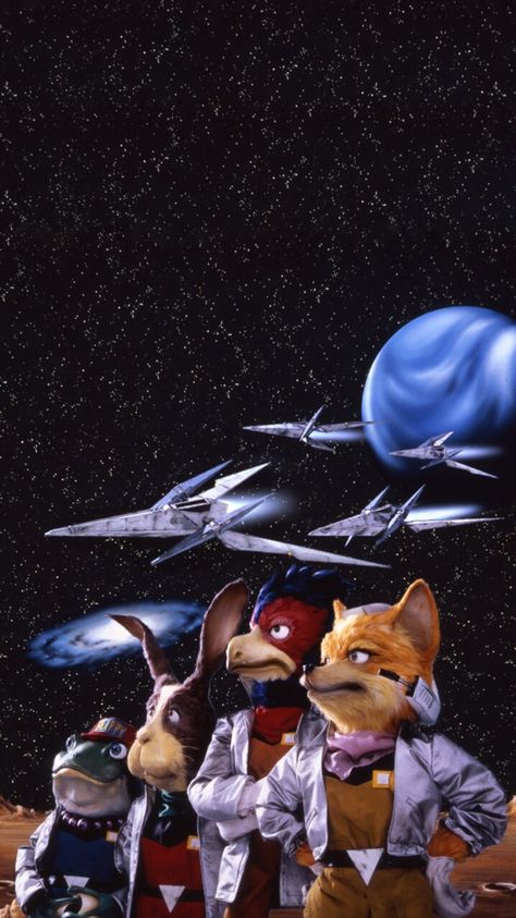 Nintendo's LINE account releases two Star Fox mobile wallpapers | GoNintendo Fox Mobile, Star Wolf, Line Account, Fox Mccloud, Fictional Character Crush, Tanya The Evil, Retro Gaming Art, Fox Games, Fox Logo