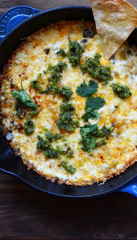 Quest Fondito, Queso Fundido Recipe, Fundido Recipe, Gourmet Catering, Roasted Poblano, Delicious Dips, Queso Fundido, Queso Dip, Small Food Processor