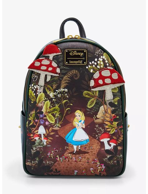 Alice in Wonderland BoxLunch Exclusive Loungefly Styles - bags - Rabbit Running, Alice In Wonderland Alice, Holiday Handbag, Alice In Wonderland Disney, Wonderland Alice, Disney Purse, Cute Mini Backpacks, Disney Loungefly, Disney Alice In Wonderland