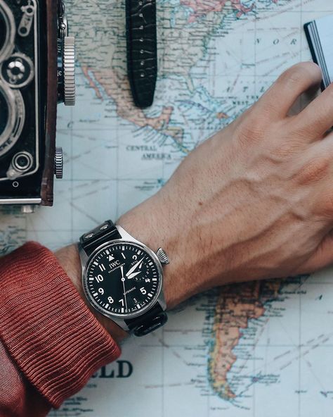 Iwc Pilot Watch, Iwc Big Pilot, Watch Pictures, Iwc Watches Pilot, Iwc Schaffhausen, Iwc Pilot, Iwc Watches, Man Photography, Pilot Watch