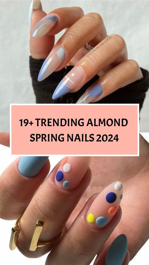 19+ Trending Almond Spring Nails 2024 Geometric Nail Designs Classy, Spring Nails 2024 Almond Shape, Holiday Gel Nail Ideas, Trendy Spring Nails 2024 Almond, Nail Inspo Trendy 2024 Spring Almond, Nude Almond Nails With Design, Nail Stickers Designs Ideas, Trending Almond Nails, Summer Nail 2024 Trends Almond