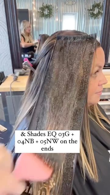 Hair Videos•Blondes•Education on Instagram: "My top performing reel from 2022 with over 2 million views 🥳 one of my favorite techniques for low lighting (or going bronde) is using my @cooboard to ensure saturation! All formulas are posted in the video - can’t wait to keep creating content in 2023 ❤️ @oneshothairawards #btconeshot2023_colorvideo #oneshothairawards @behindthechair_com @thebtcteam #behindthechair #thebtcteam #haireducation #hairvideos #redken #cooboard" 9gb Shades Eq, Redken Shades, Redken Shades Eq, Shot Hair Styles, Creating Content, Low Lights, Hair Videos, Caramel, My Favorite