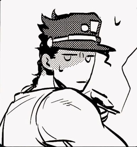 Jotaro Kujo, Black And White, White, Black