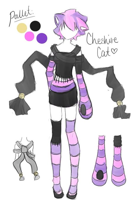 Cheshire Cat costume idea Cat Naruto, Chesire Cat Costume, Cheshire Cat Cosplay, Cheshire Cat Halloween, Cheshire Cat Costume, Cat Outfit, Cat Cosplay, Alice In Wonderland Costume, Wonderland Costumes