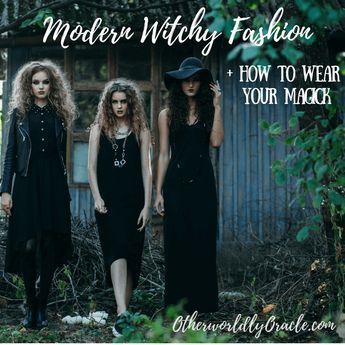 Learn how to dress and wear your magick like a witch with this modern day witch fashion tutorial. Plus find links to the best witchy clothing stores. Witchy Date Night Outfit, Modern Witch Outfit Halloween, How To Dress Witchy, Divination Witch Outfit, Water Witch Outfit, Everyday Witch Outfits, Soft Witch Aesthetic Outfit, Black Bohemian Outfits, Nature Witch Aesthetic Outfit