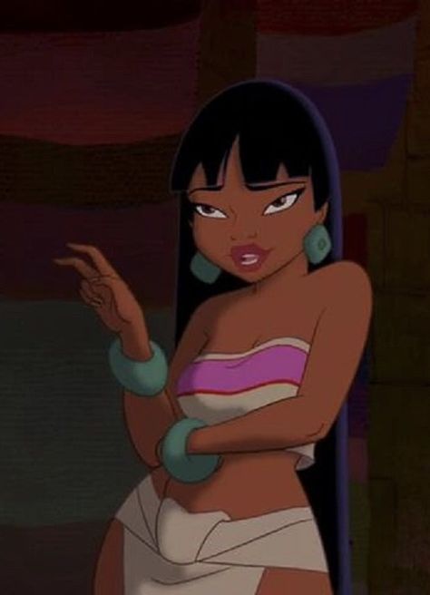 The Road To El Dorado Chel And Tulio, The Road To El Dorado Chel Aesthetic, El Dorado Chel Dreamworks, The Way To El Dorado, El Road To El Dorado, Chel Icons El Dorado, Childhood Crushes Cartoon Girl, Chel El Dorado Fan Art, Chel Road To El Dorado Costume