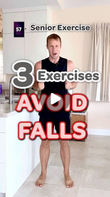 Fall Prevention Exercises, Senior Exercises, Over 50 Fitness, Flat Tummy Workout, All Body Workout, Tummy Workout, Workout For Flat Stomach, Knee Exercises, Chair Yoga