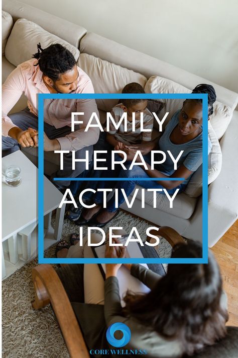 What is family therapy anyway? What's even the point of family therapy? And how does it work? All these skeptical and great questions are answered in our blog! Learn about what family therapy is and gain some new family therapy activity ideas! After checking out our therapy blog, you'll walk away with 10 new family therapy activities! Family Counseling Activities, Family Therapy Games, Family Therapy Interventions, Play Therapy Games, Family Therapy Activities, Play Therapy Activities, Group Therapy Activities, Anger Management Activities, What Is Family