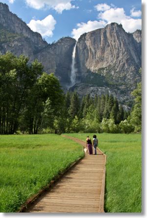 Sentinel Meadow boardwalk.You can see this waterfall from areas along Southside Drive near the Sentinel Beach Picnic Area, and near the Four Mile Trailhead. Alternatively, you can view it from across Yosemite Valley near Leidig Meadow, or while hiking the Upper Yosemite Fall Trail. Yosemite Sequoia, Yosemite Hikes, Yosemite Trip, Yosemite Camping, Yosemite Park, Yosemite Falls, Colorado Vacation, Kings Canyon, Yosemite Valley