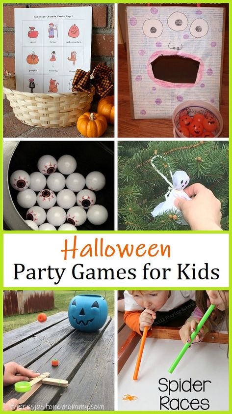 Simple Halloween Party Games, Outdoor Halloween Party Games, Simple Halloween Party, Kids Halloween Games, Halloween Party Games For Kids, Preschool Halloween Party, Party Games Kids, Halloween Carnival Games, Family Halloween Party