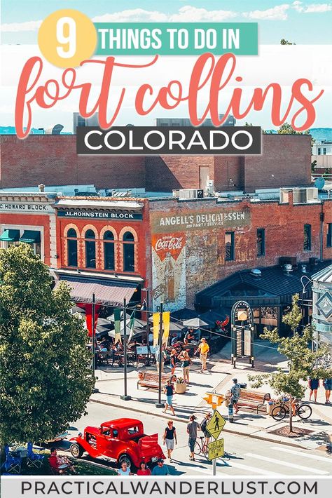 9 Fantastic Things to do in Fort Collins, Colorado: A Local's Guide Moving To Colorado Tips, Things To Do In Fort Collins Colorado, Fort Collins Colorado Things To Do, Colorado Itinerary, Ft Collins Colorado, Colorado Christmas, Visit Denver, Colorado Travel Guide, Colorado House